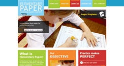Desktop Screenshot of elementarypaper.com